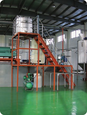 Sludge drying - burning of complete sets of equipm